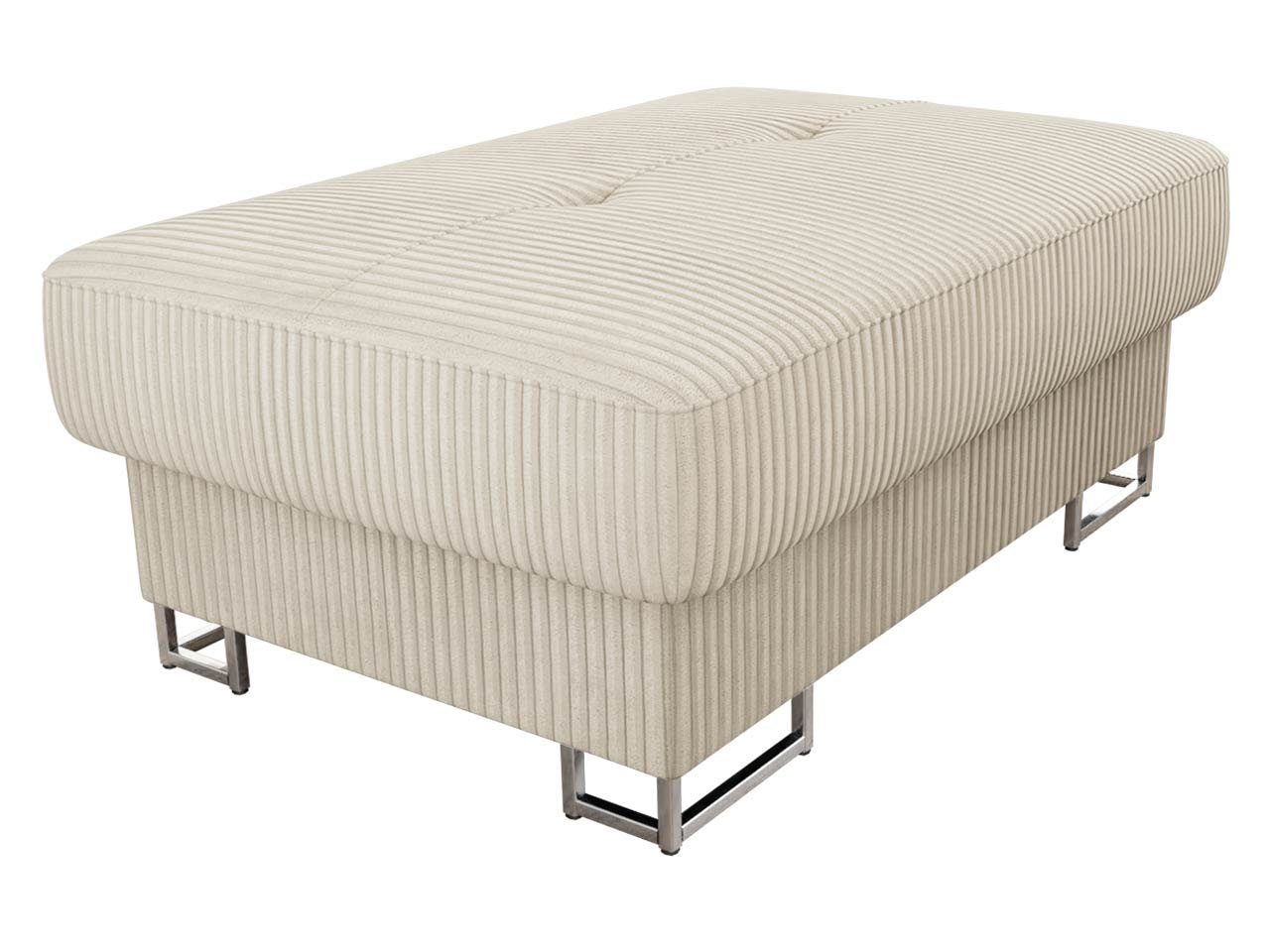MIRJAN24 Polsterhocker Cotere Cord, 104x67x42 cm, günstig online kaufen
