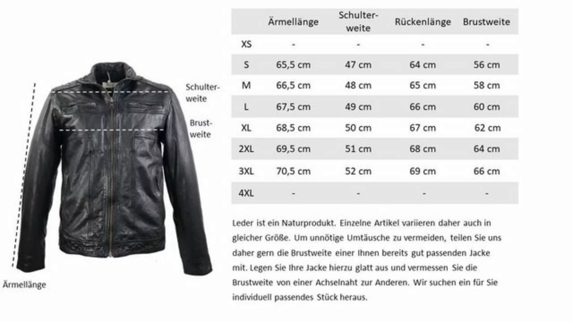 RICANO Lederjacke Albert hochwertiges Lammleder günstig online kaufen