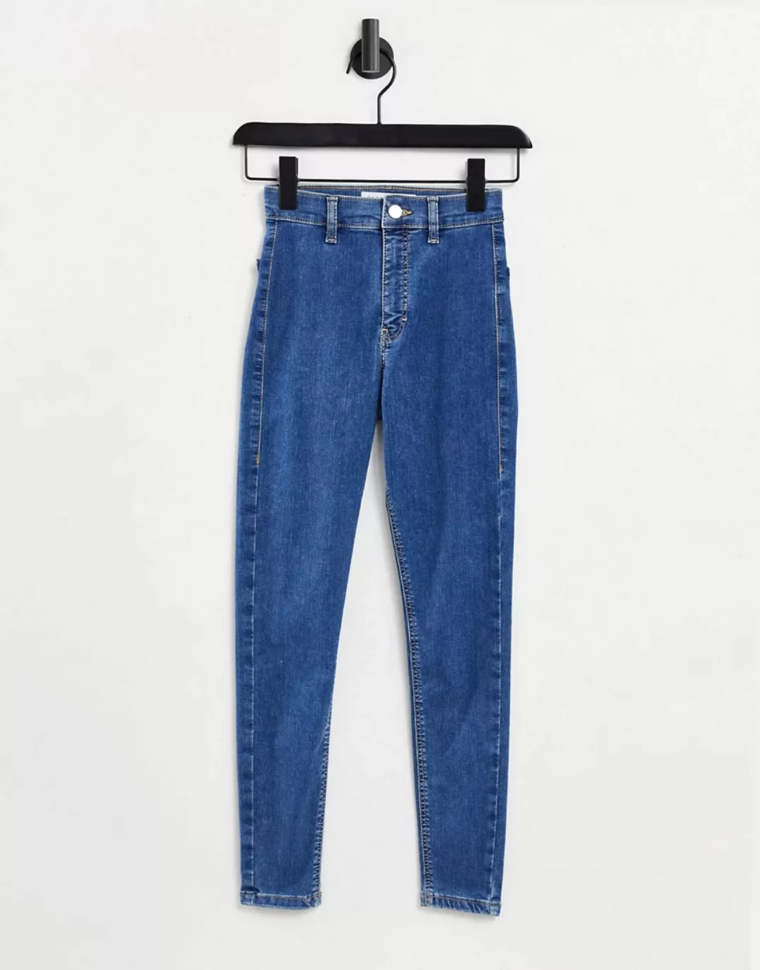 Topshop – Joni – Jeans aus einem recycelten Baumwollmix in mittlerer Waschu günstig online kaufen