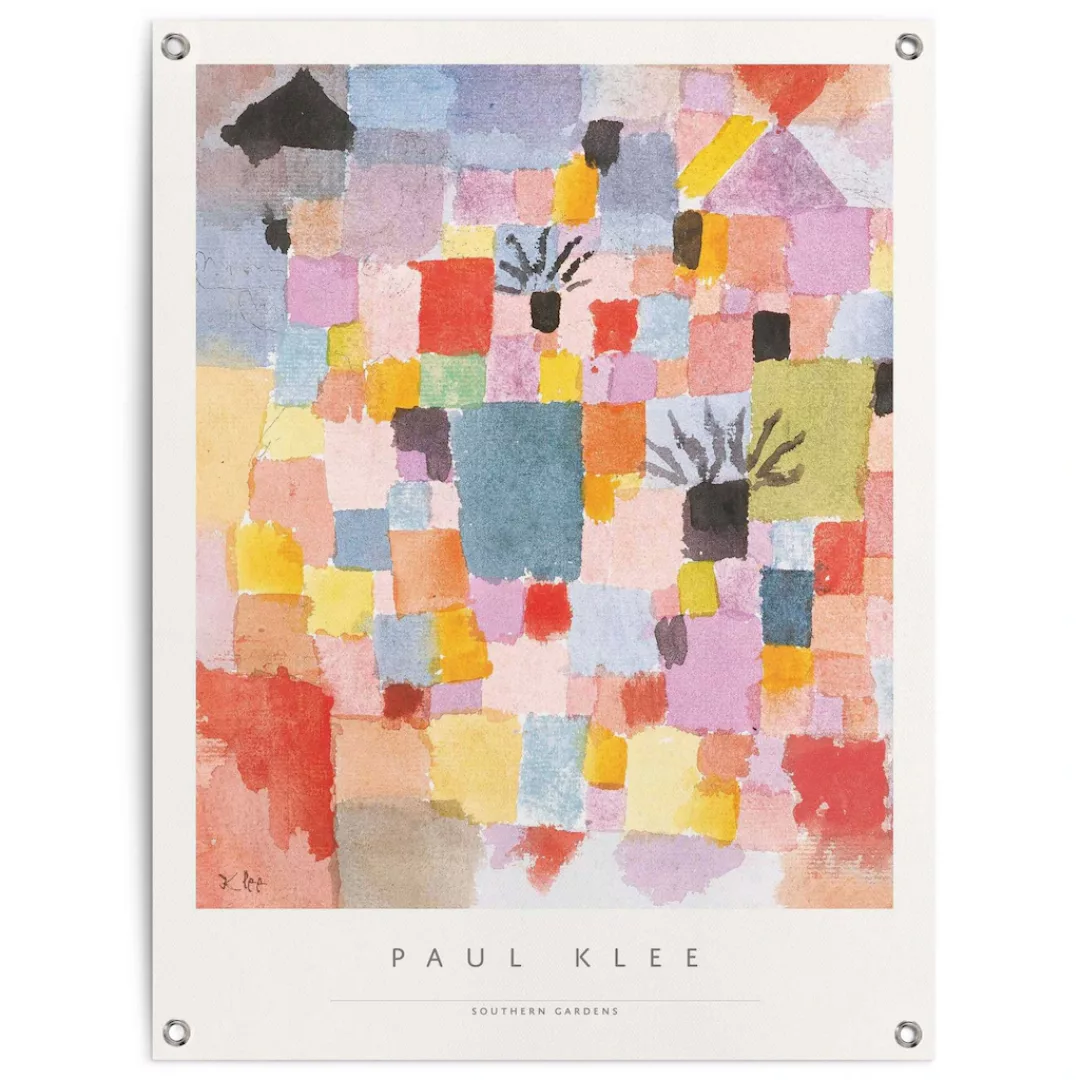 Reinders Poster "Paul Klee II", Outdoor für Garten oder Balkon günstig online kaufen