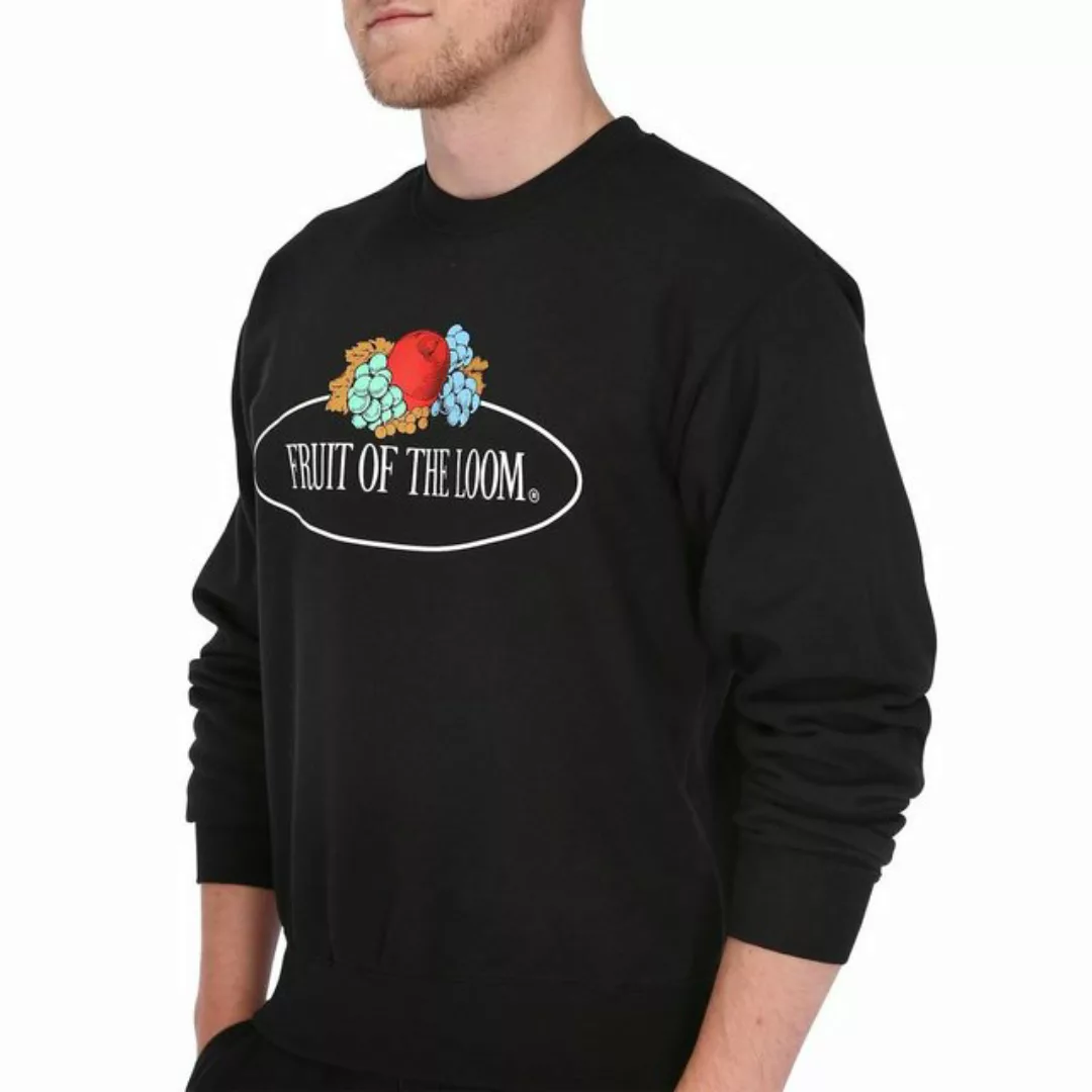 Fruit of the Loom Sweatshirt Sweatshirt mit Vintage-Logo günstig online kaufen