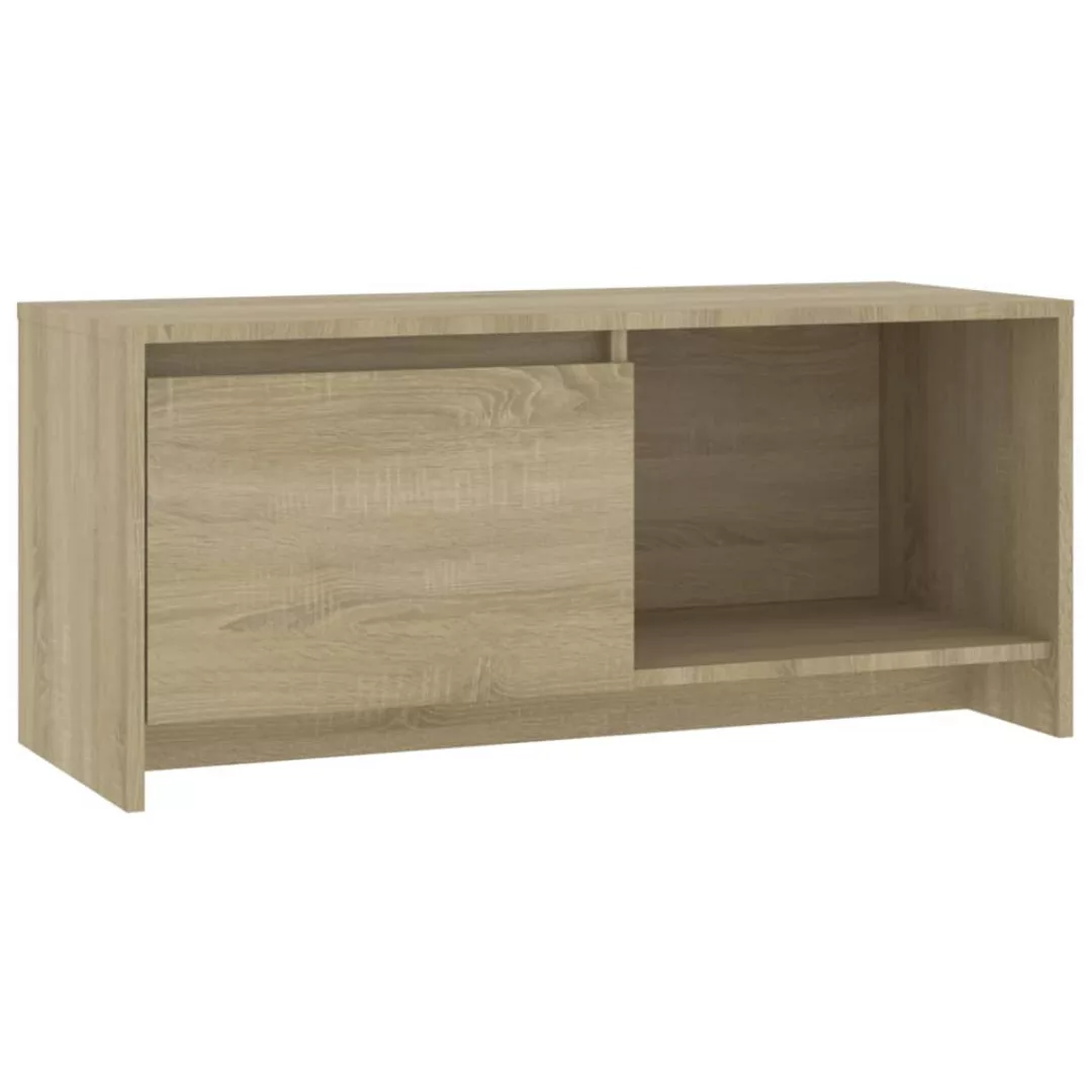 Tv-schrank Sonoma-eiche 90x35x40 Cm Spanplatte günstig online kaufen