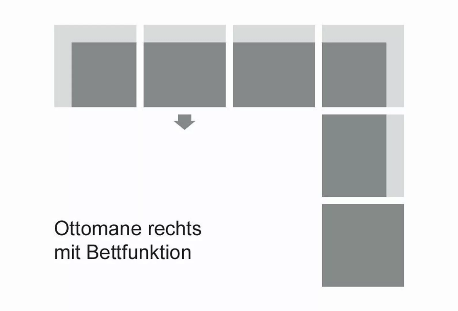 DOMO collection Ecksofa Papenburg L-Form, mit Ottomane, wahlweise mit Bettf günstig online kaufen