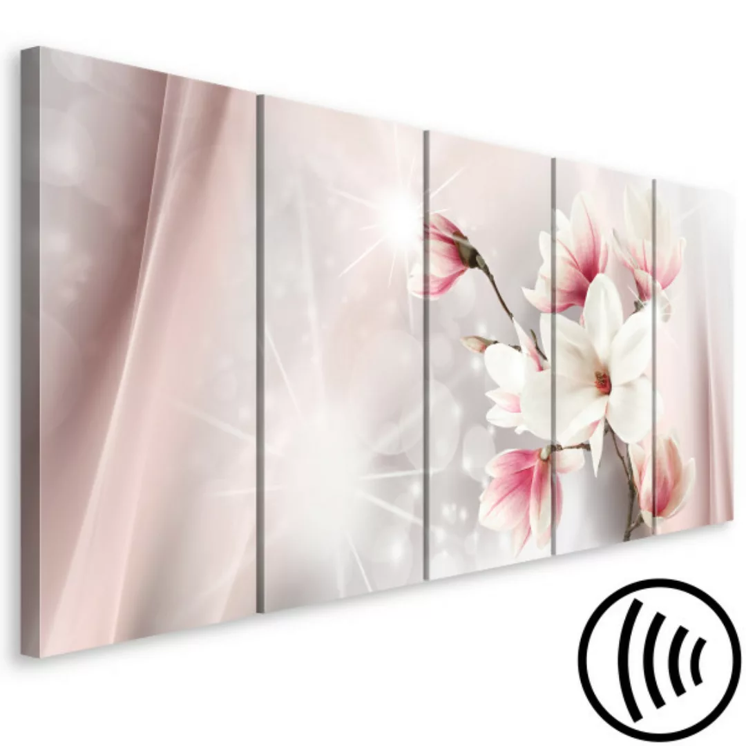 Wandbild Dazzling Magnolias (5 Parts) Narrow XXL günstig online kaufen