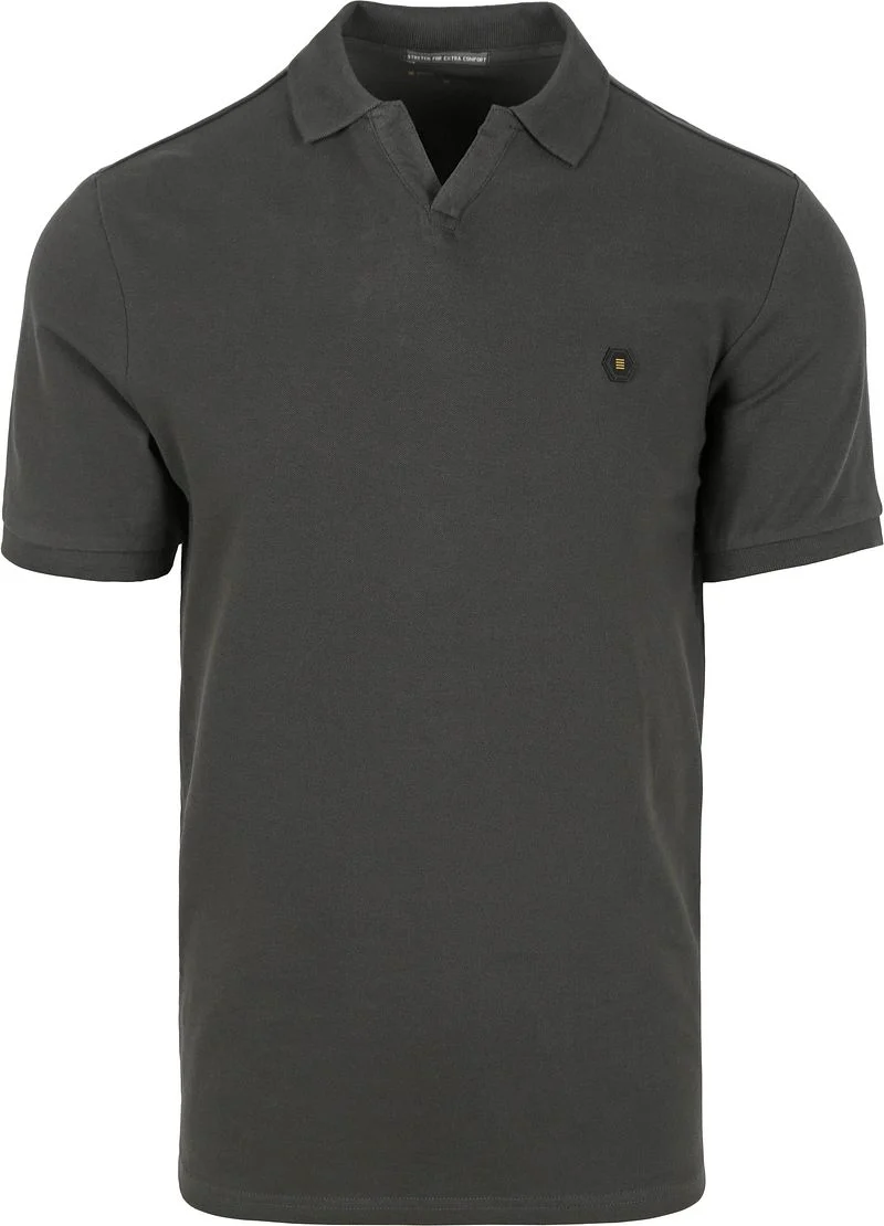 No Excess Poloshirt Riva Solid Anthrazit - Größe XXL günstig online kaufen