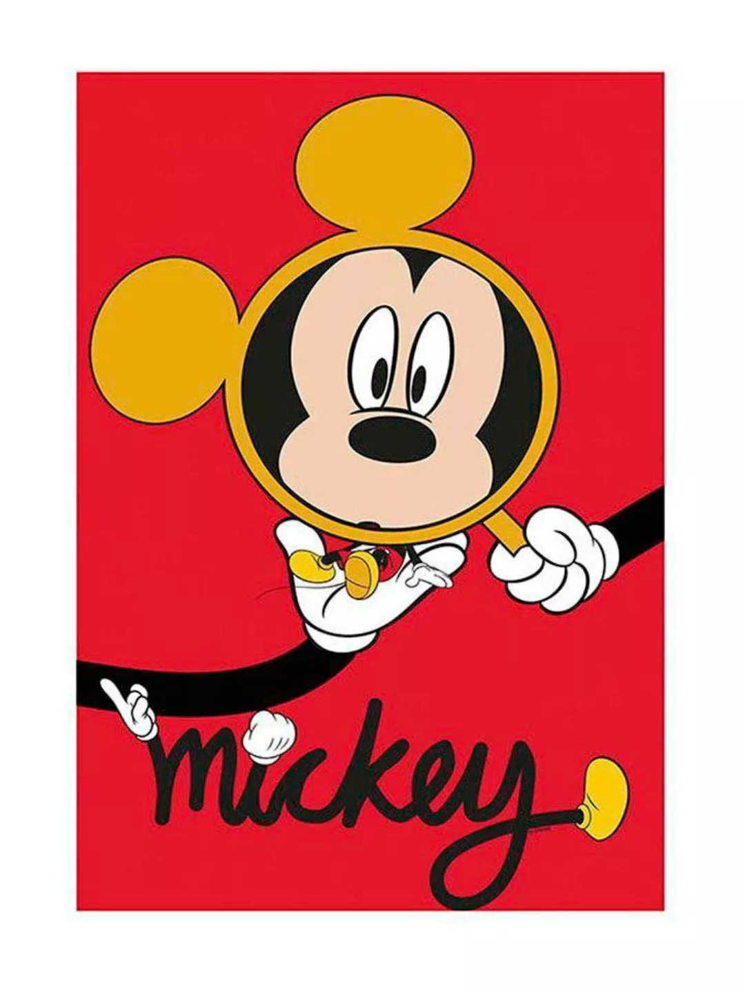 Komar Poster "Mickey Mouse Magnifying Glass", Disney, (1 St.), Kinderzimmer günstig online kaufen