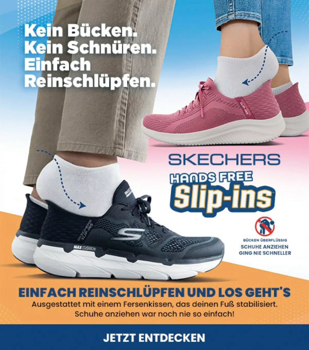 Skechers Slip-On Sneaker "SUMMITS", Freizeitschuh mit Slip Ins-Fersenpart f günstig online kaufen