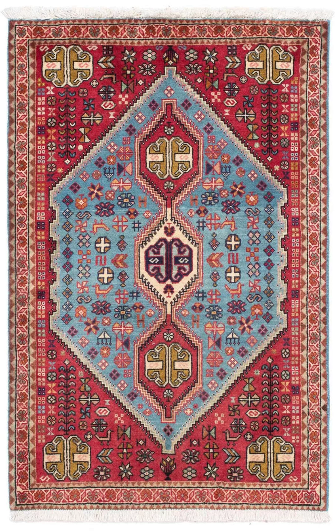 morgenland Wollteppich »Abadeh Medaillon 120 x 72 cm«, rechteckig, Handgekn günstig online kaufen