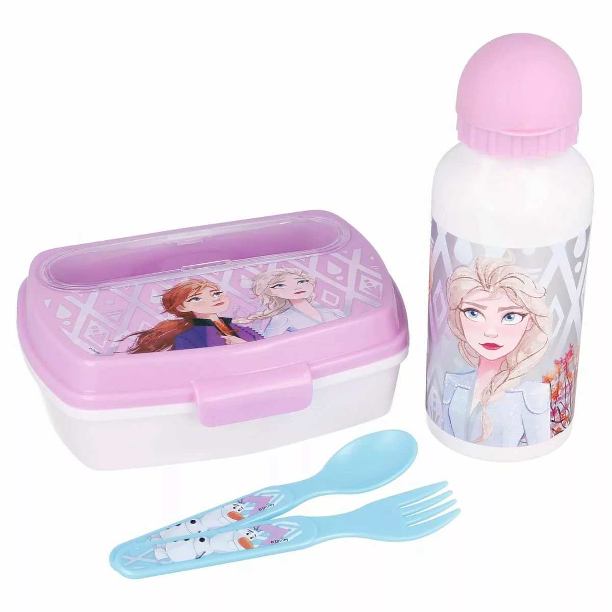 Kindergeschirr-set Stor Frozen Ii Rosa 4 Stücke Kunststoff günstig online kaufen