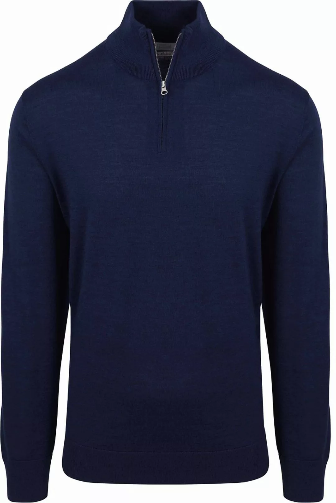 King Essentials The Michael Half Zip Pull Merino Navy - Größe XL günstig online kaufen