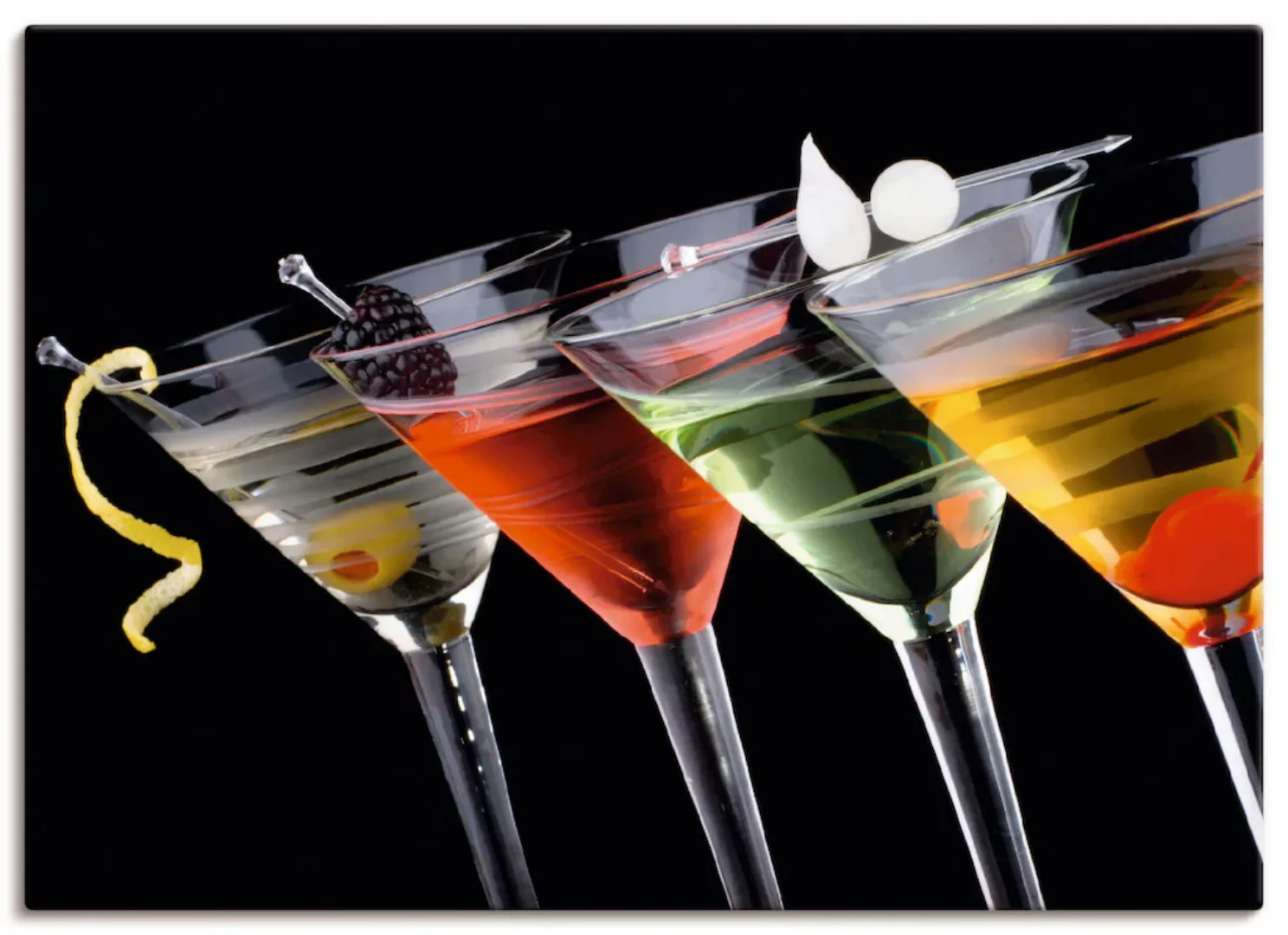 Artland Wandbild »Klassische Martini - Cocktail«, Getränke, (1 St.) günstig online kaufen