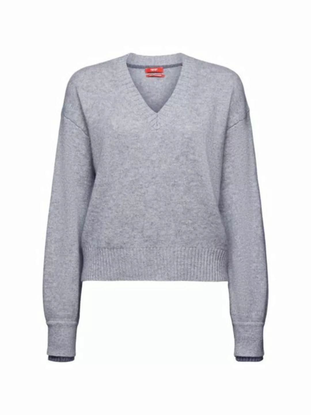 Esprit V-Ausschnitt-Pullover Kaschmirpullover mit V-Ausschnitt günstig online kaufen