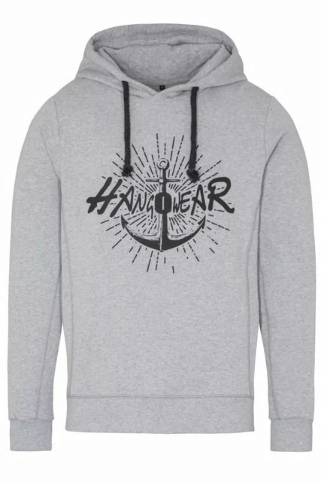 Hangowear Strickpullover Hoodie - ANKER - hellgrau günstig online kaufen