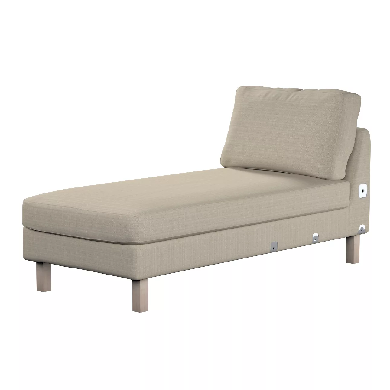 Bezug für Karlstad Recamiere Zustellsofa, kurz, beige, Bezug für Karlstad R günstig online kaufen