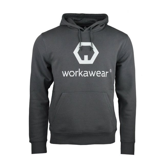 workawear Kapuzenpullover Nachhaltig Organic Hoodie grau Bio Baumwolle Kapu günstig online kaufen