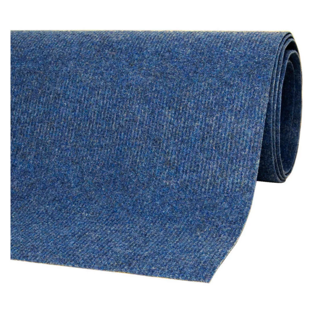 Teppichboden pro m² Milo blau B: ca. 200 cm günstig online kaufen