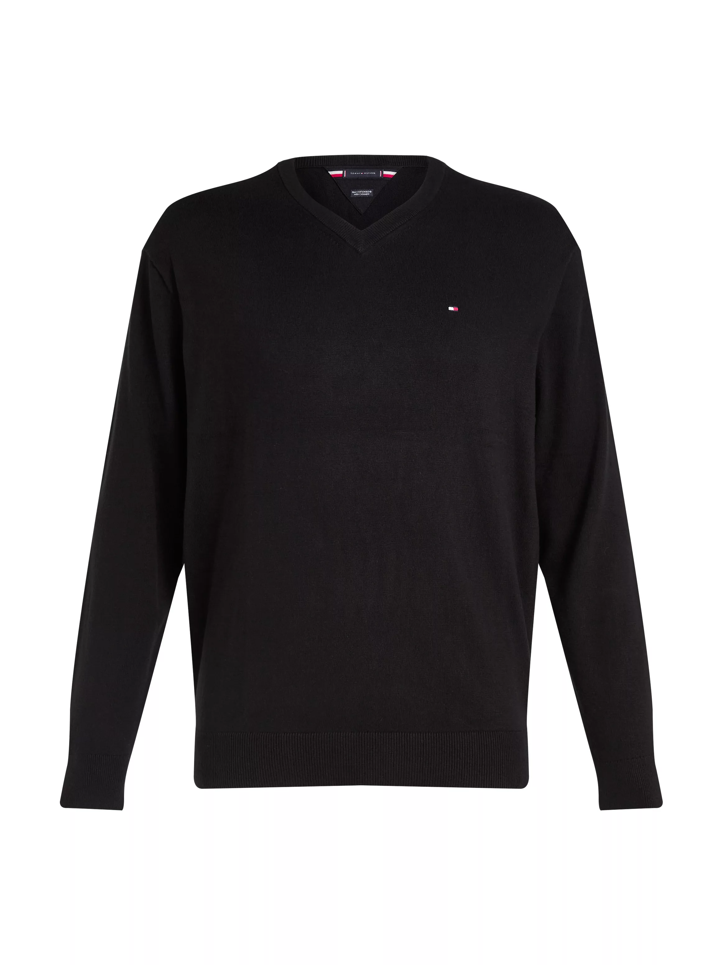 Tommy Hilfiger Big & Tall Strickpullover "BT-PIMA ORG CTN CASHMERE VNCK-B", günstig online kaufen