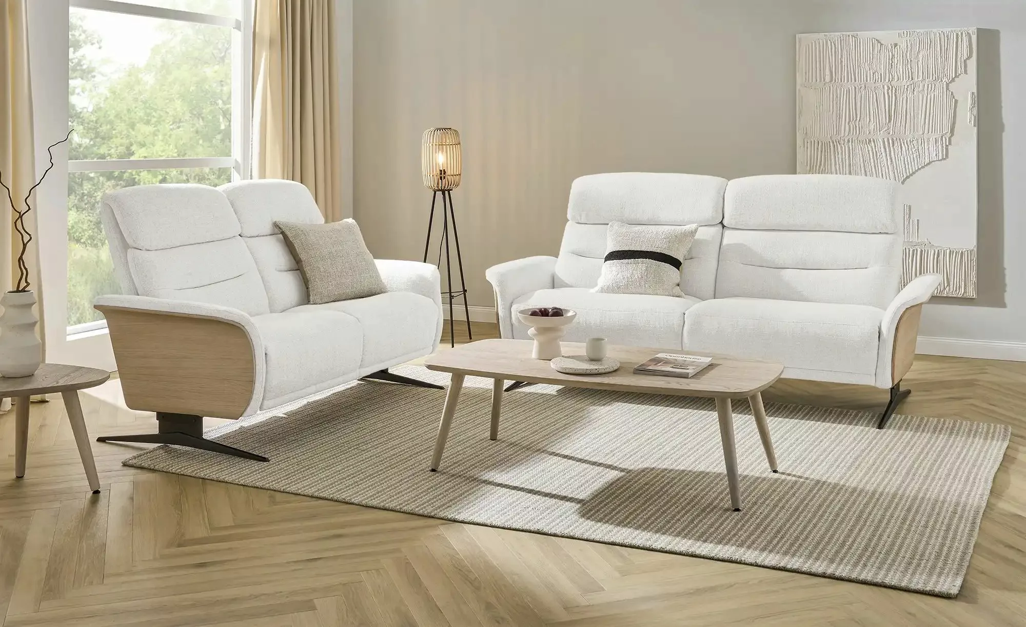 SKAGEN STUDIO Einzelsofa  Stine ¦ creme ¦ Maße (cm): B: 164 H: 105 T: 92.0 günstig online kaufen