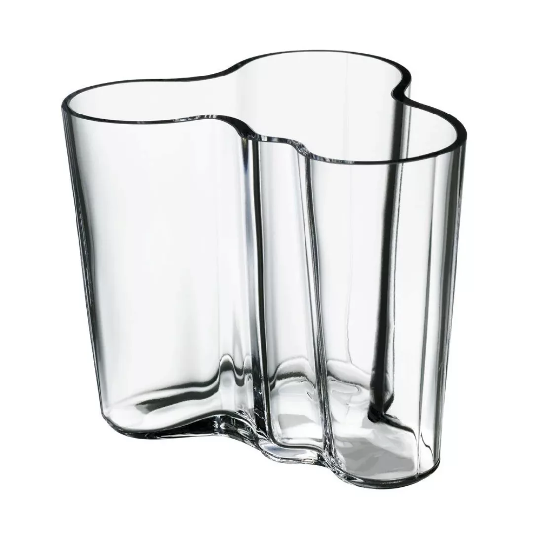 iittala - Alvar Aalto Vase 95mm - transparent/Glas mundgeblasen/H 9,5cm/Han günstig online kaufen