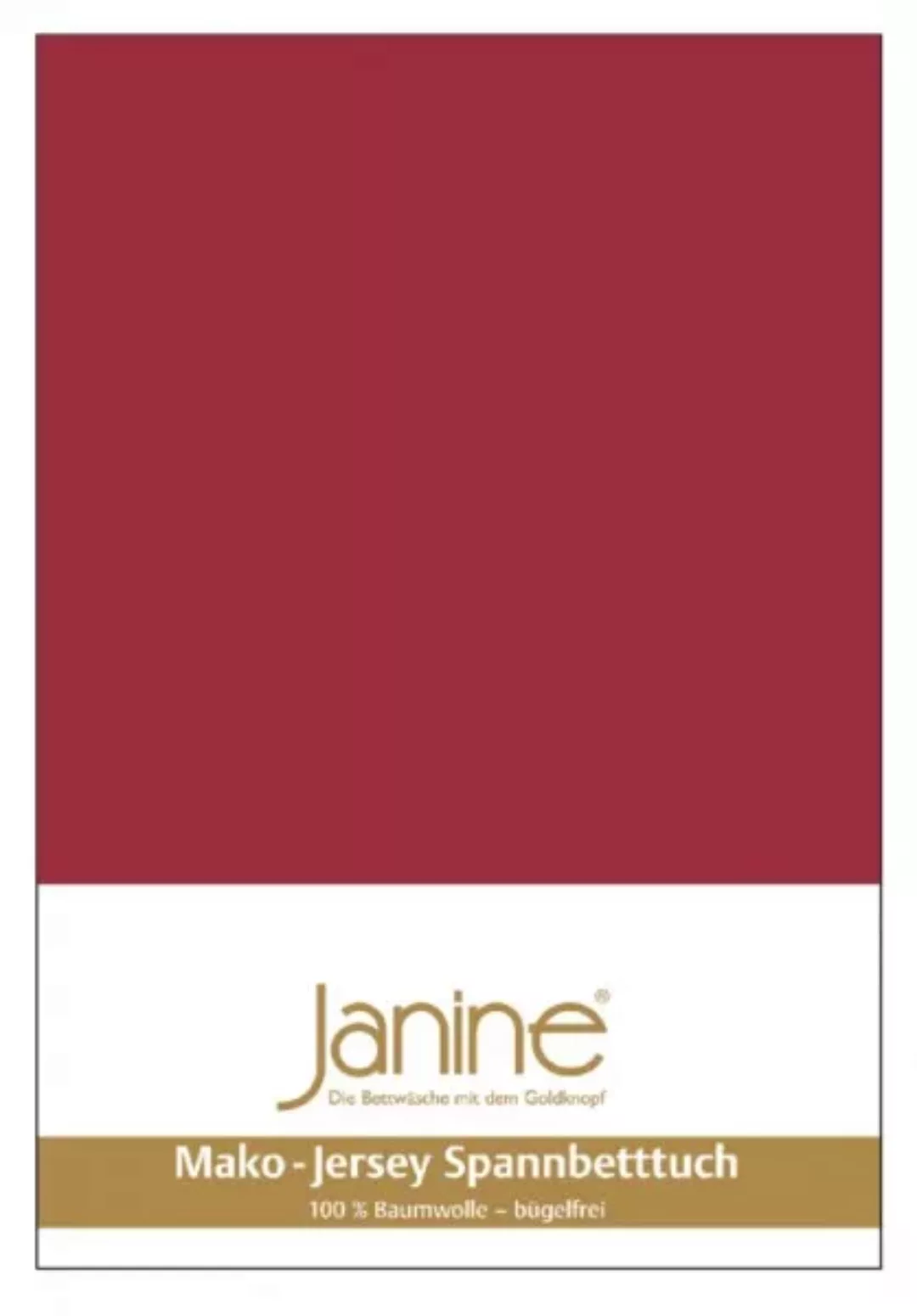 Janine Spannbetttuch Mako-Feinjersey 5007 zartmauve Größe:  150x200 cm günstig online kaufen
