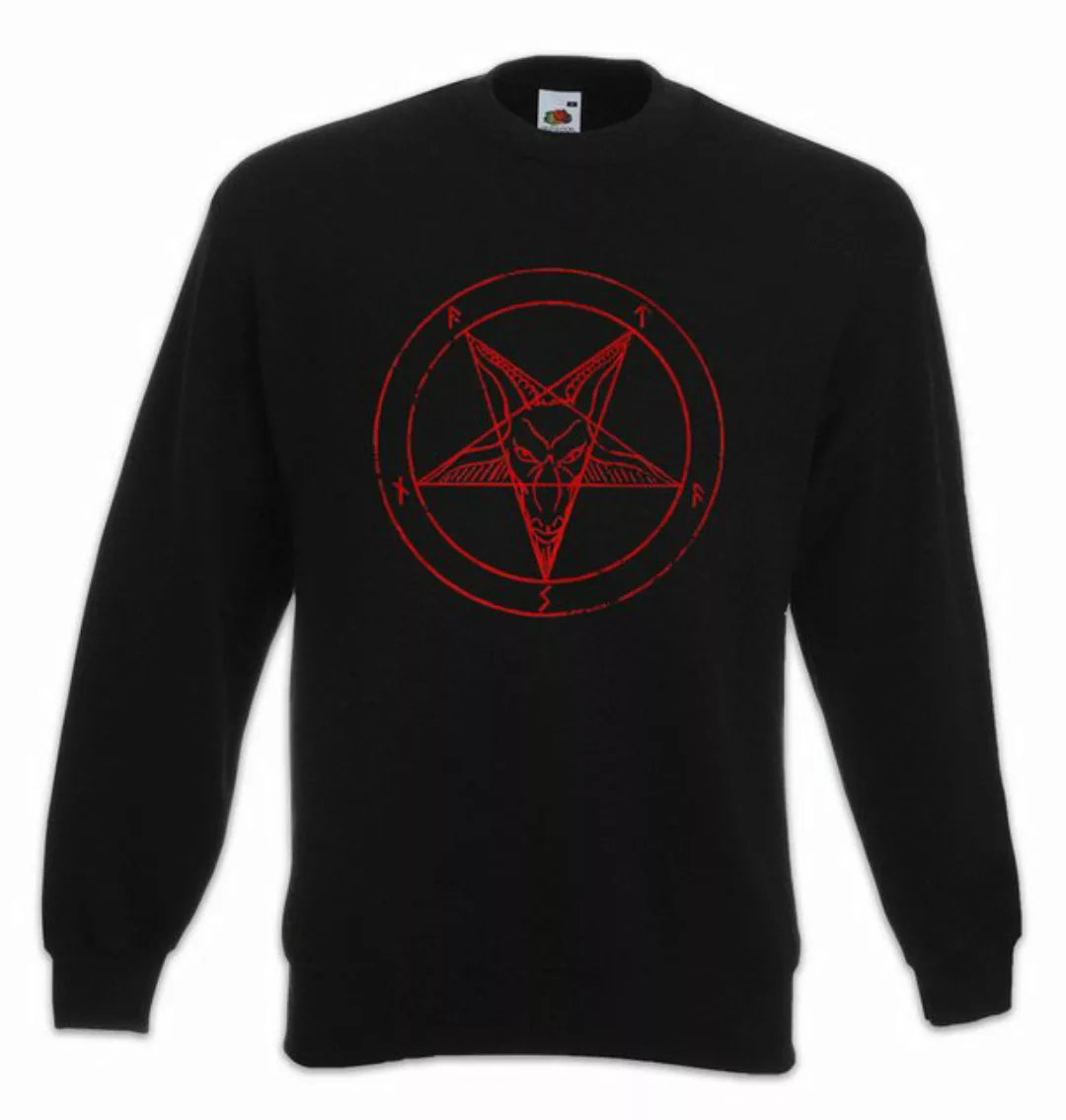 Urban Backwoods Sweatshirt Baphomet Pentagram Sign Sweatshirt Shirt Aleiste günstig online kaufen