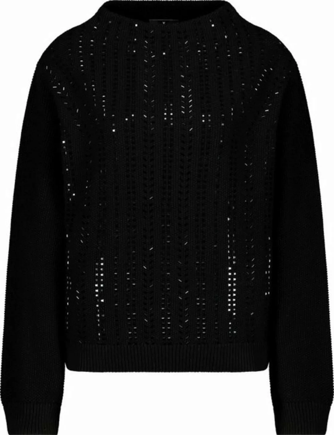 Monari Stehkragenpullover, mit Glitzersteinchen günstig online kaufen