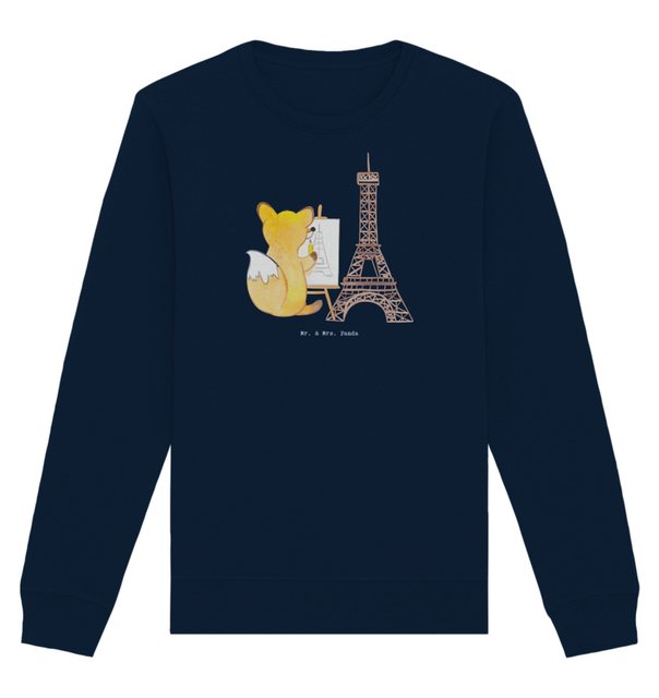 Mr. & Mrs. Panda Longpullover Größe XXL Fuchs Urban sketching - French Navy günstig online kaufen