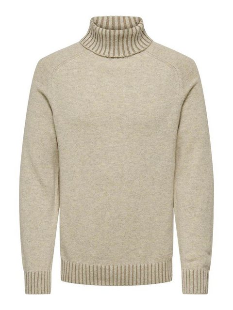 ONLY & SONS Rollkragenpullover - Wool Roll Knit Pullover  – Zeitloser Stil günstig online kaufen