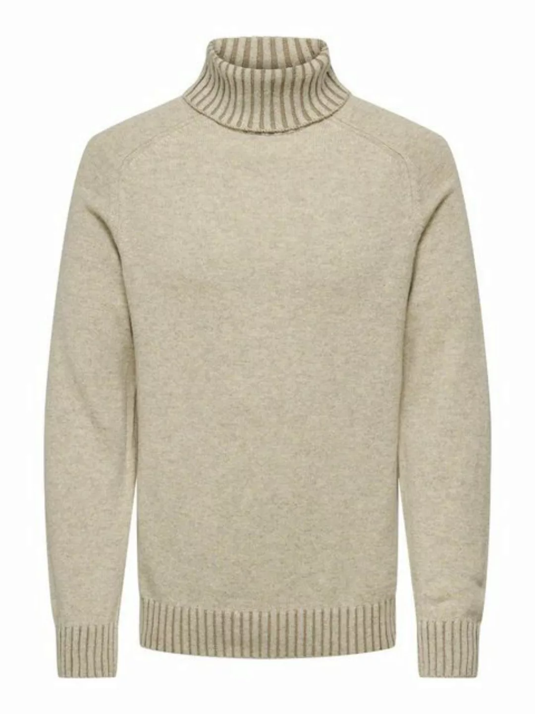 ONLY & SONS Rollkragenpullover - Wool Roll Knit Pullover  – Zeitloser Stil günstig online kaufen