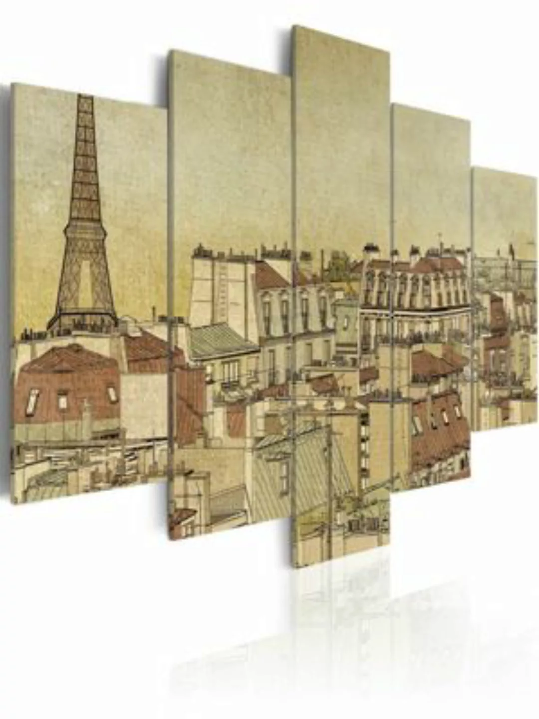 artgeist Wandbild Paris der letzten Jahrhunderte beige Gr. 200 x 100 günstig online kaufen