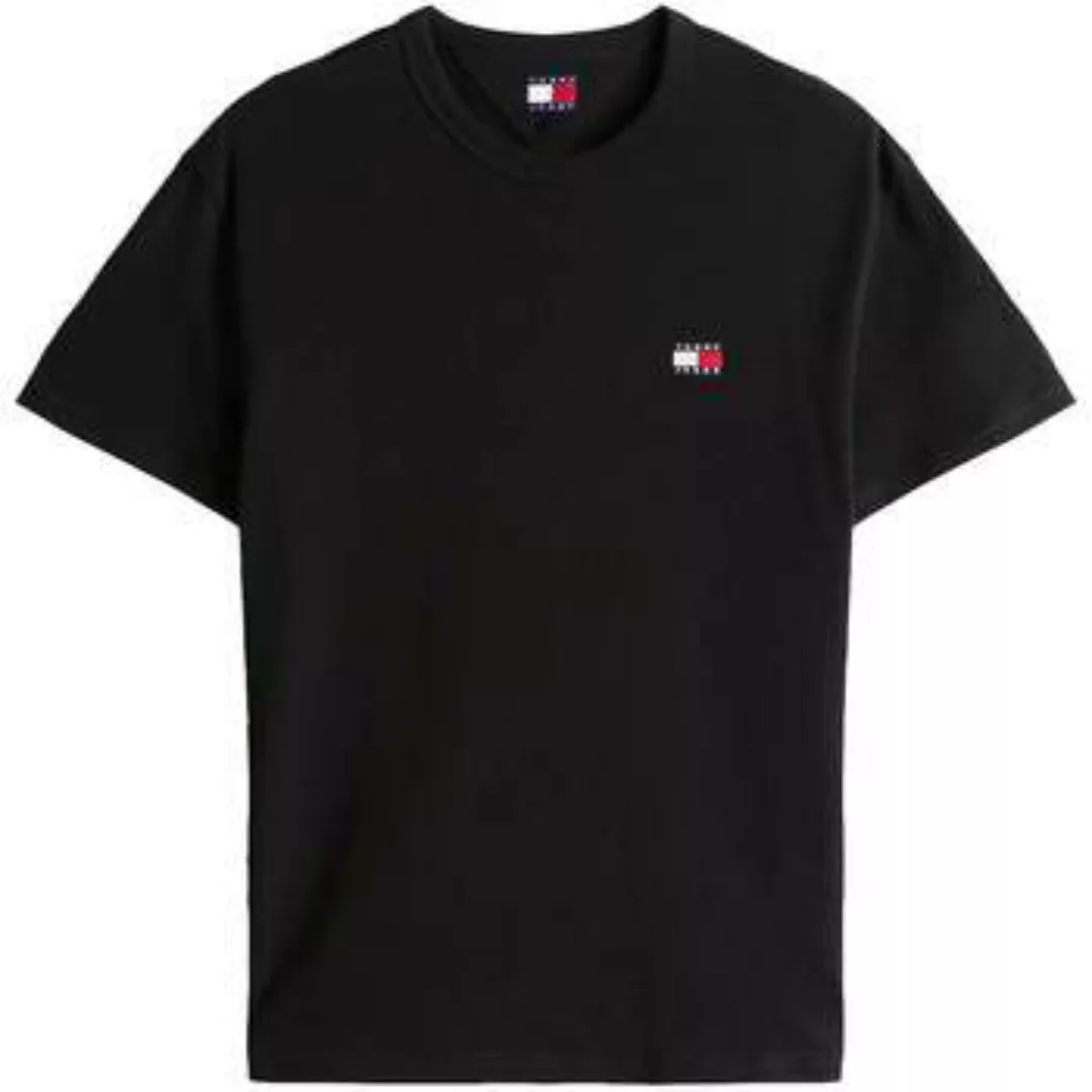 Tommy Jeans  T-Shirts & Poloshirts Reg Logo Badge T-Shirt Black günstig online kaufen