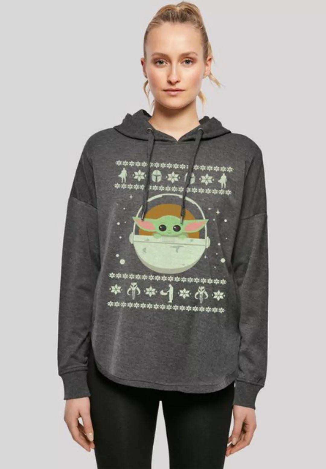 F4NT4STIC Kapuzenpullover "Star Wars The Mundalorian Christmas", Print günstig online kaufen