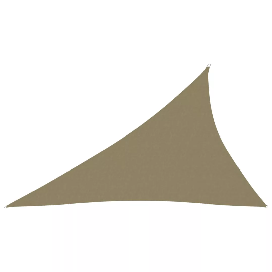Sonnensegel Oxford-gewebe Dreieckig 4x5x6,4 M Beige günstig online kaufen