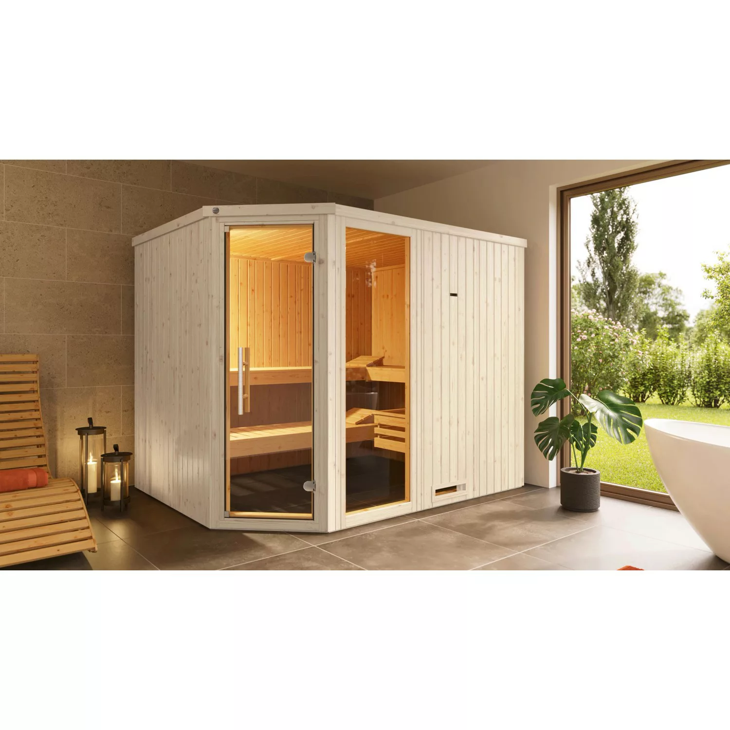 Weka Elementsauna Varberg 4 GTF Trend günstig online kaufen