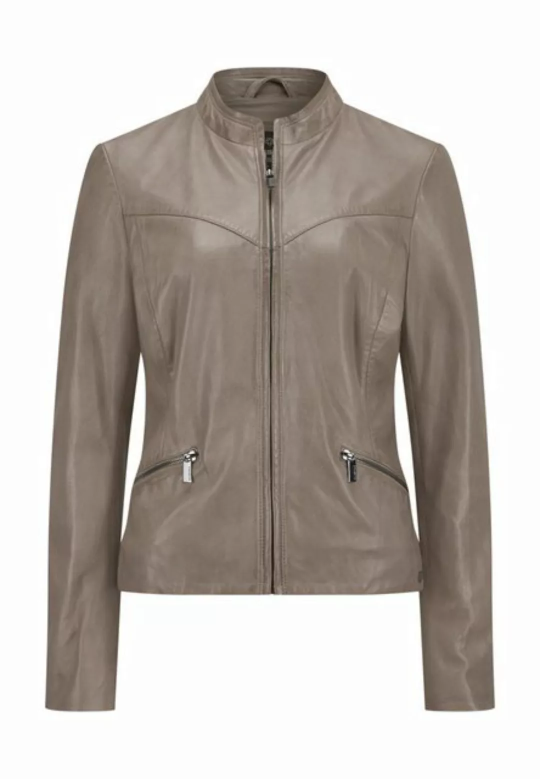 Milestone Lederjacke MSComet Feminine Biker-Jacke aus feinem Lamm Nappa günstig online kaufen