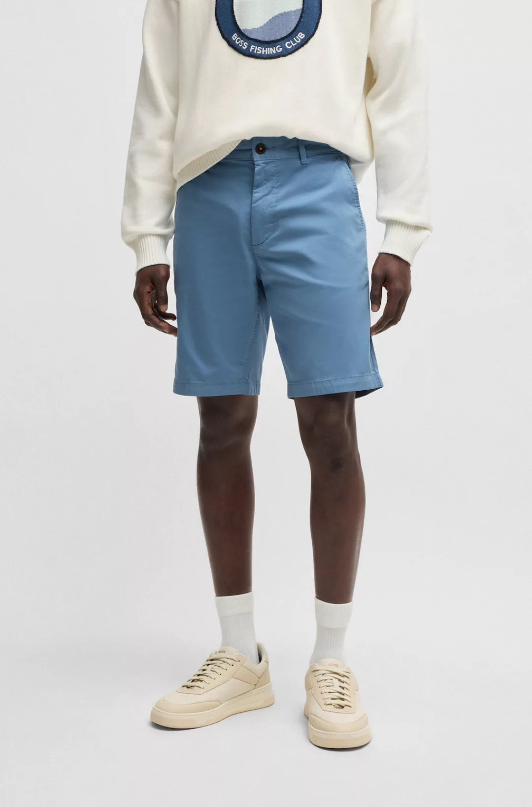 BOSS ORANGE Chinoshorts "Chino-slim-Shorts" günstig online kaufen