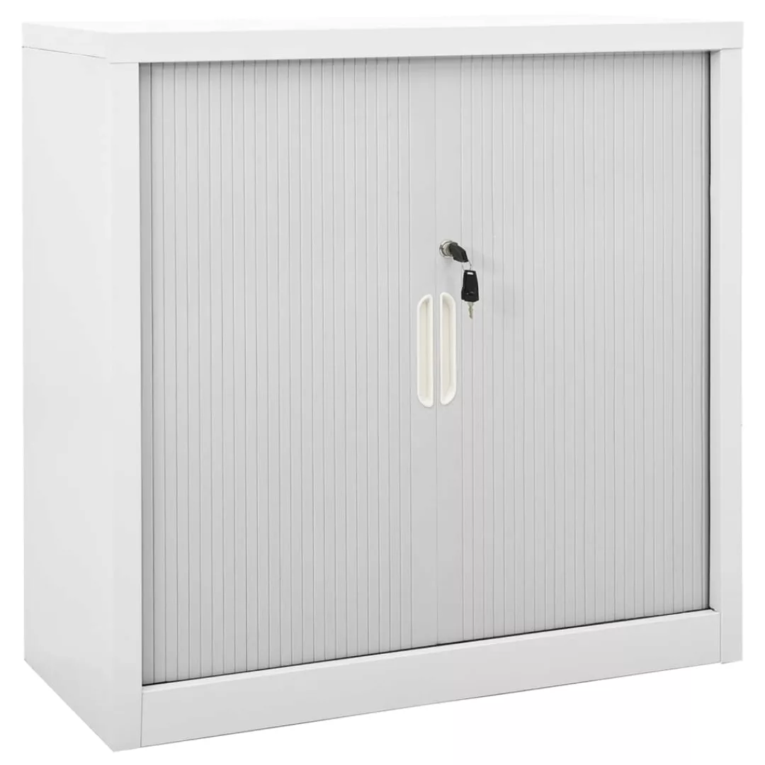Schiebetürenschrank Grau 90x40x90 Cm Stahl günstig online kaufen