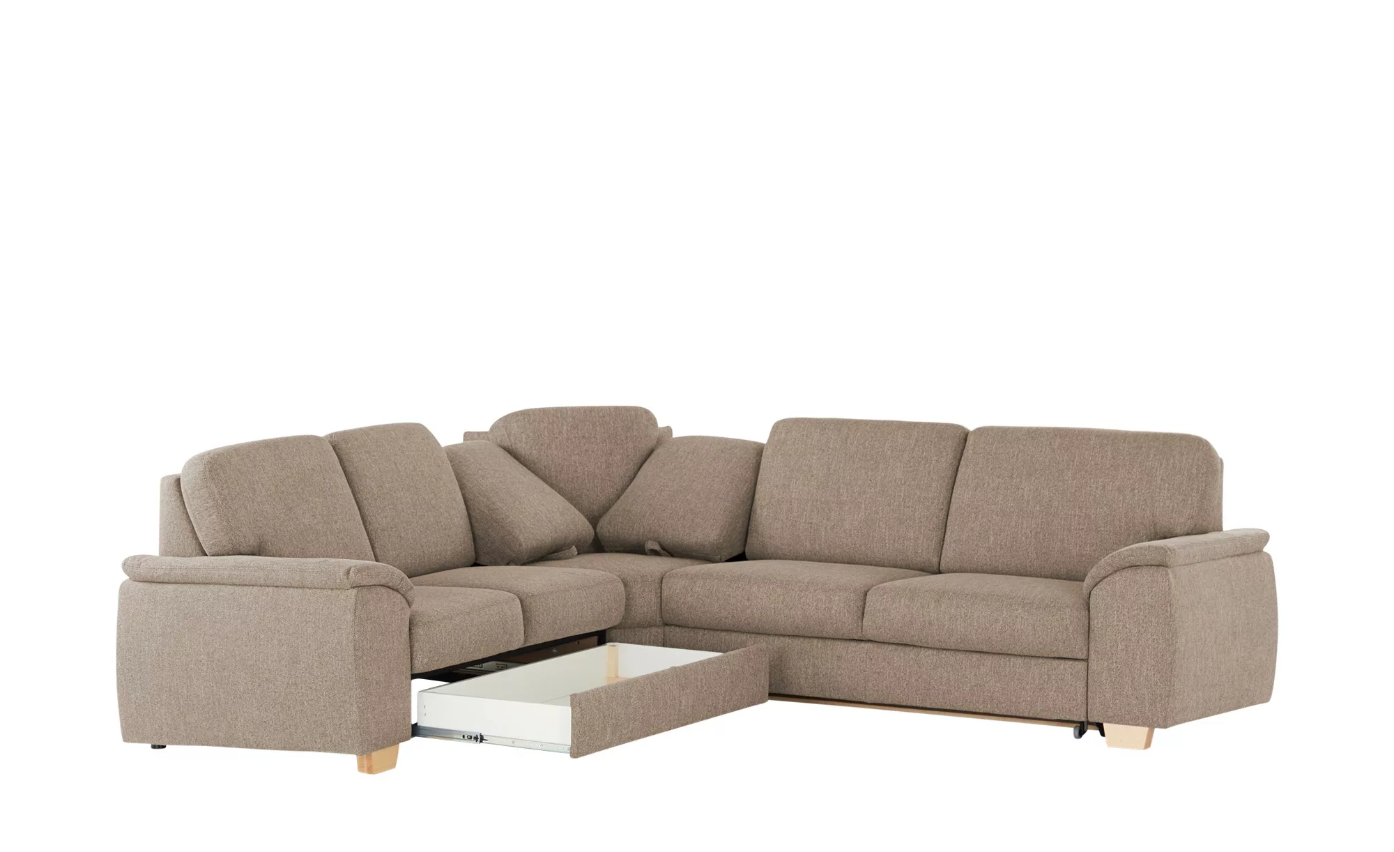 smart Ecksofa  Valencia ¦ braun ¦ Maße (cm): B: 250 H: 90 T: 280 Polstermöb günstig online kaufen