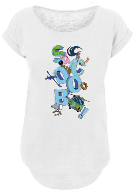 F4NT4STIC T-Shirt "Long Cut T-Shirt Scooby Doo Letters Jumble", Damen,Premi günstig online kaufen