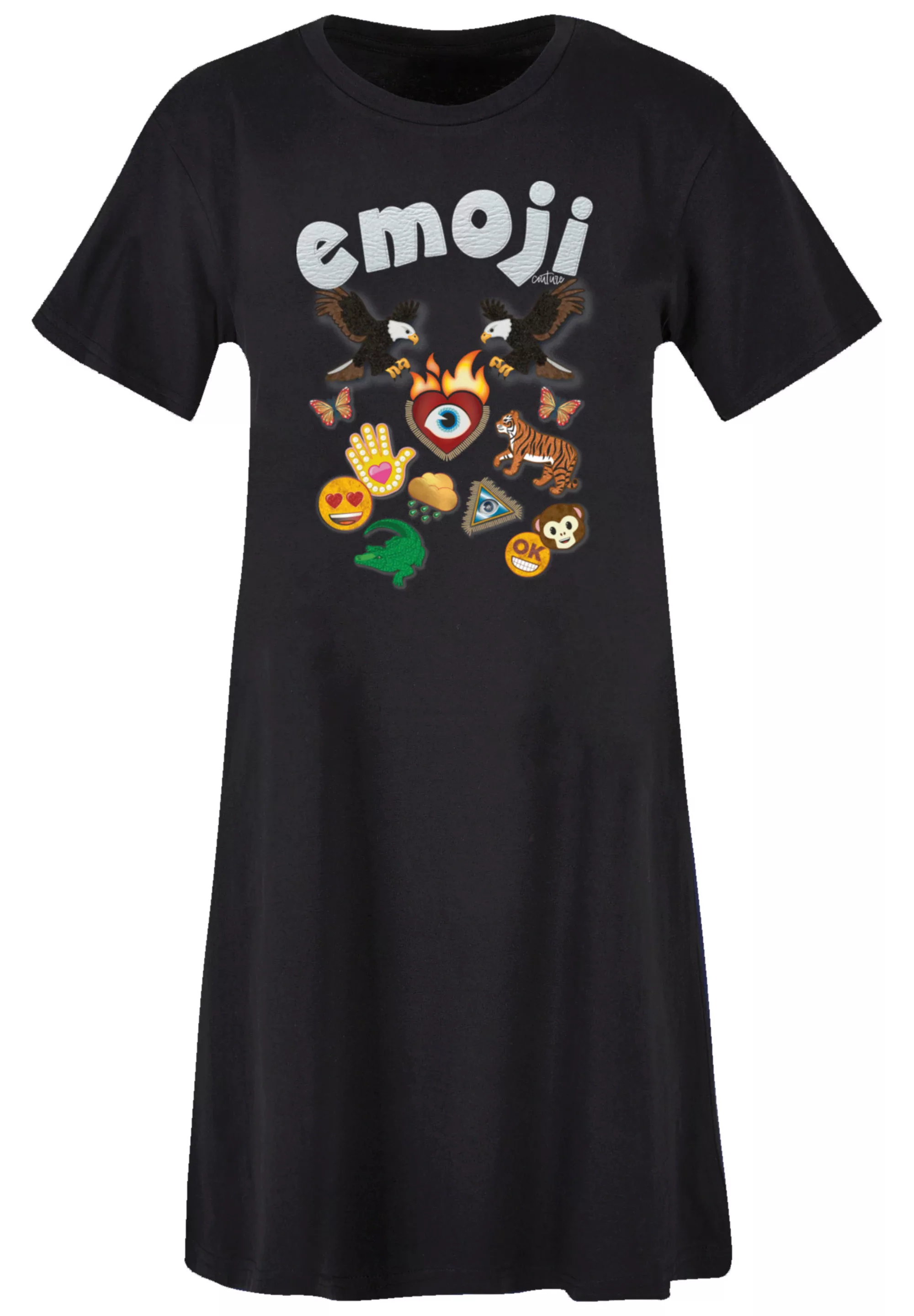 F4NT4STIC T-Shirt "emoji couture logo with icons", Premium Qualität günstig online kaufen