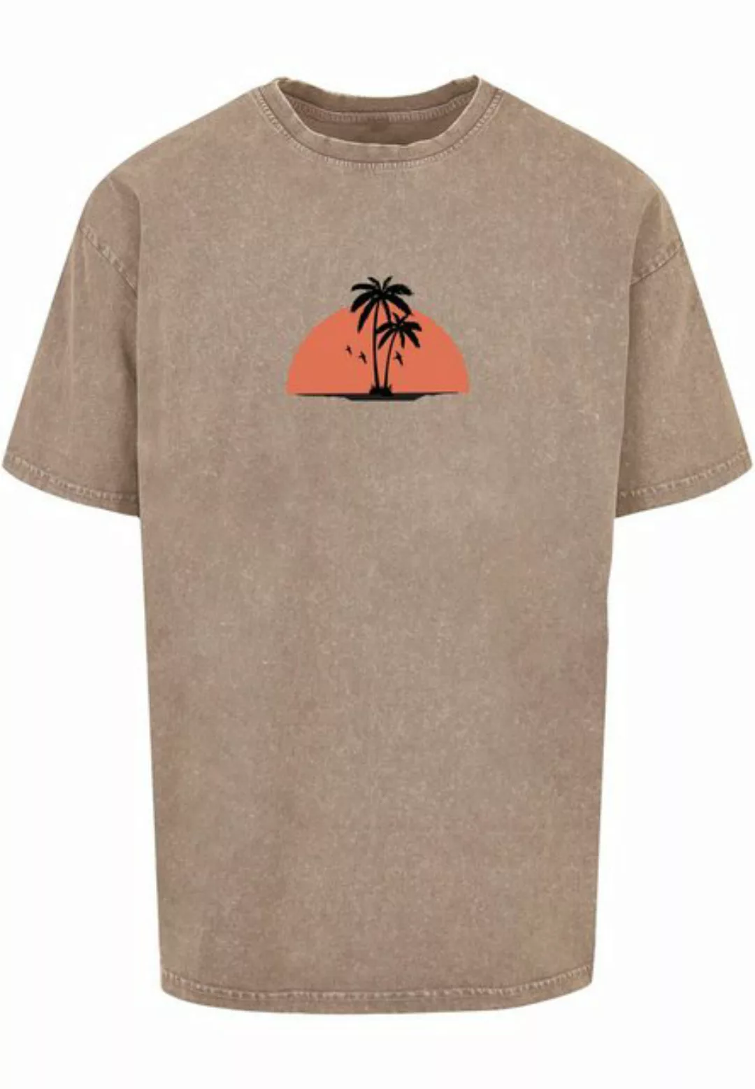 Merchcode T-Shirt Merchcode Herren Summer - Beach Acid Washed Oversize Tee günstig online kaufen