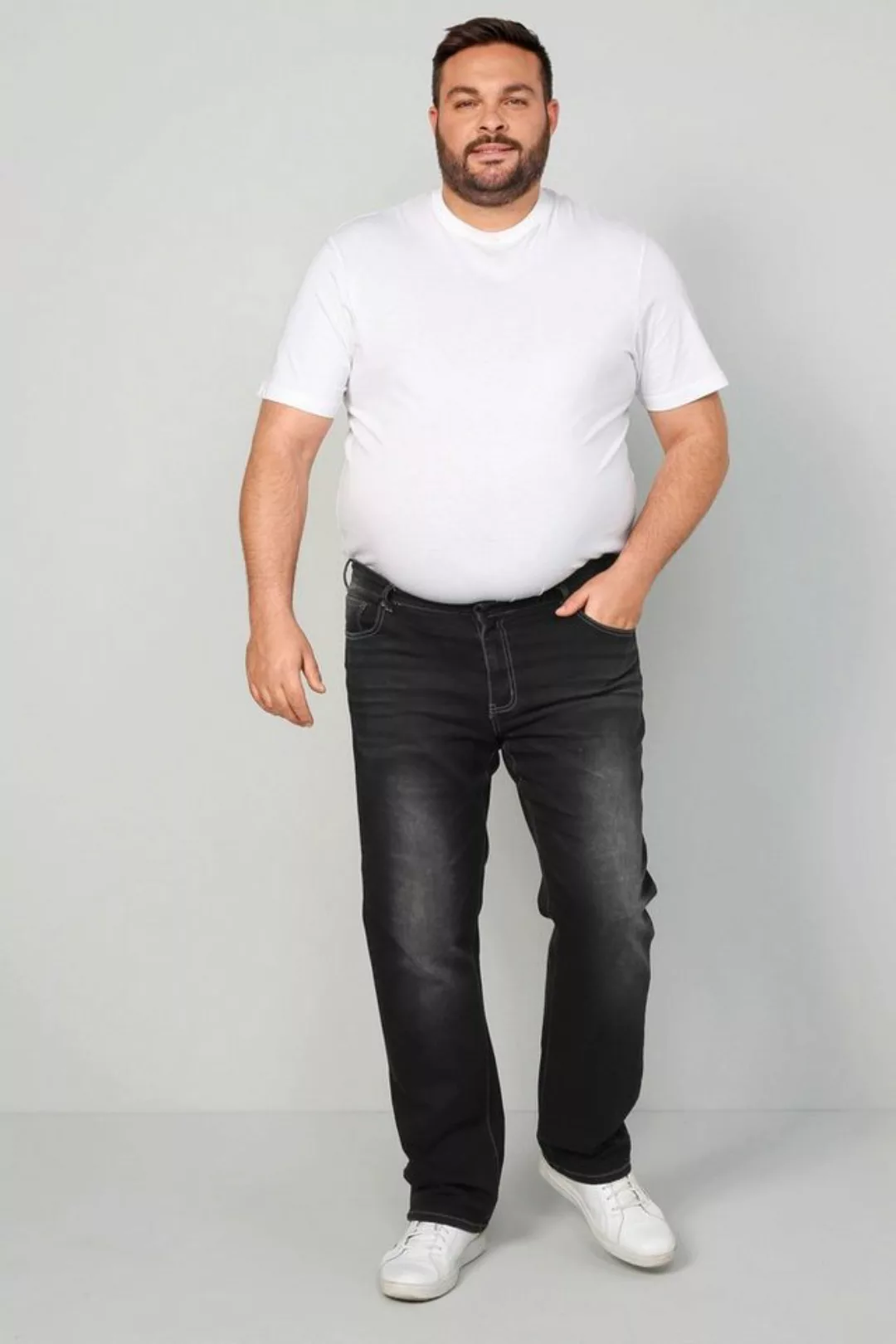 Men Plus 5-Pocket-Jeans Men+ Jeans Bauchfit 5-Pocket bis 41 günstig online kaufen