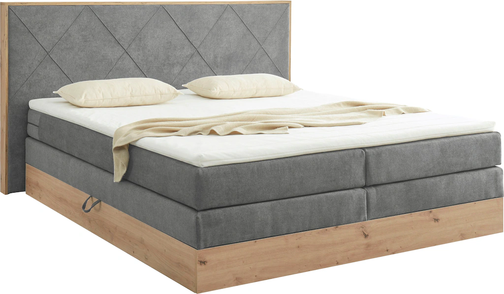 ED EXCITING DESIGN Boxspringbett "Bellevue", inkl. Bettkasten, wahlweise mi günstig online kaufen