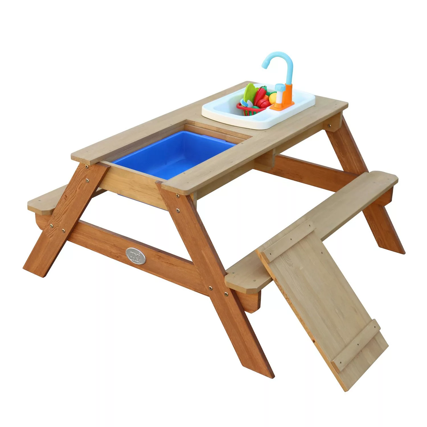 AXI Kinder-Picknicktisch Emily braun B/H/L: ca. 97x50x95 cm günstig online kaufen