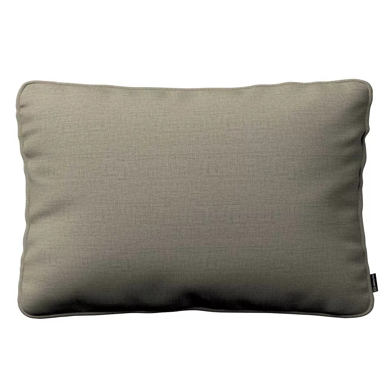 Kissenhülle Gabi mit Paspel 60x40cm, beige-grau, 60 x 40 cm, Living II (161 günstig online kaufen