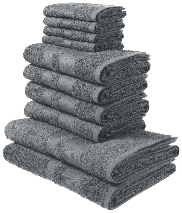 my home Handtuch Set »Vanessa, 10-tlg Handtuch-Set, in Standard- und Premiu günstig online kaufen
