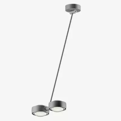 Occhio Sento Soffitto Doppio 80 Up D Deckenleuchte LED 2-flammig, Kopf chro günstig online kaufen