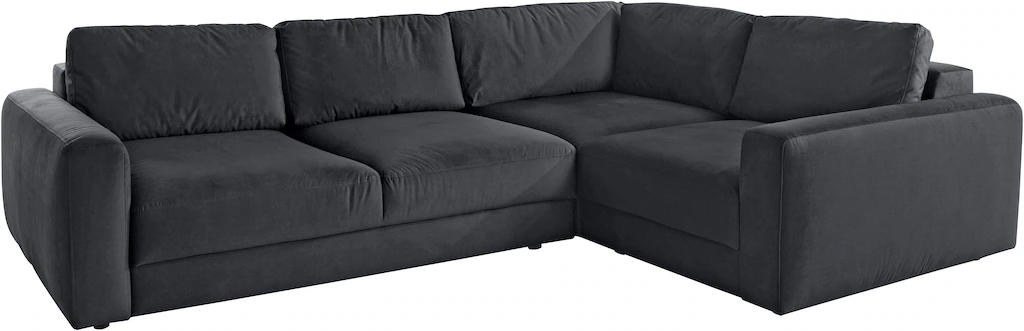 Places of Style Ecksofa "Bloomfield, L-Form", extra tiefe Sitzfläche, wahlw günstig online kaufen