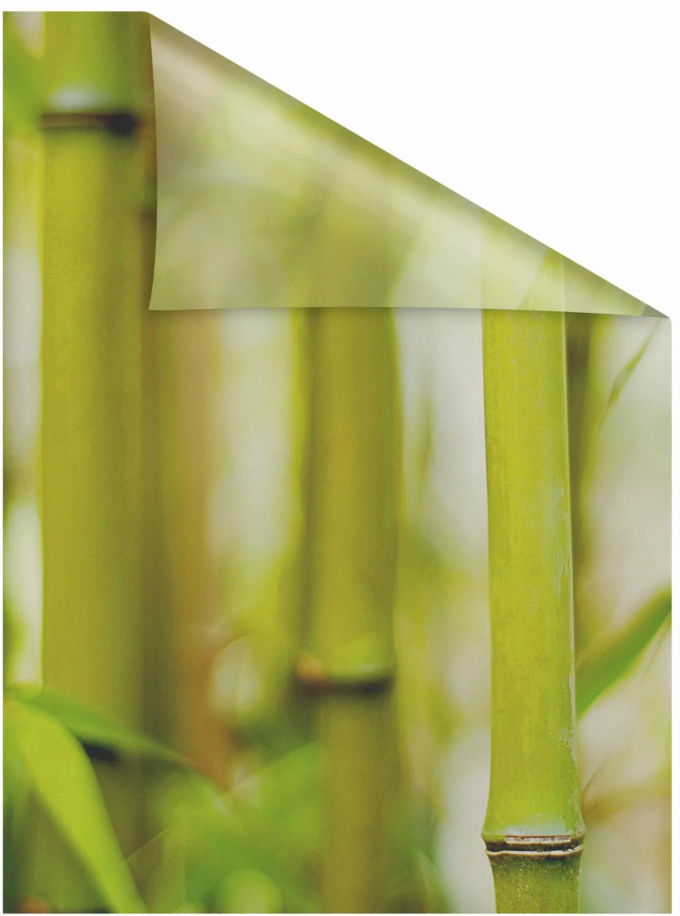 LICHTBLICK ORIGINAL Fensterfolie »Bambus«, 1 St., blickdicht, strukturiertK günstig online kaufen