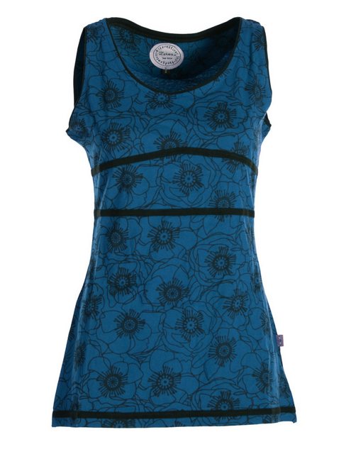 Vishes Shirttop Damen Sommer-Top Tank-Top Blümchen T-Shirt ärmellos Guru, E günstig online kaufen